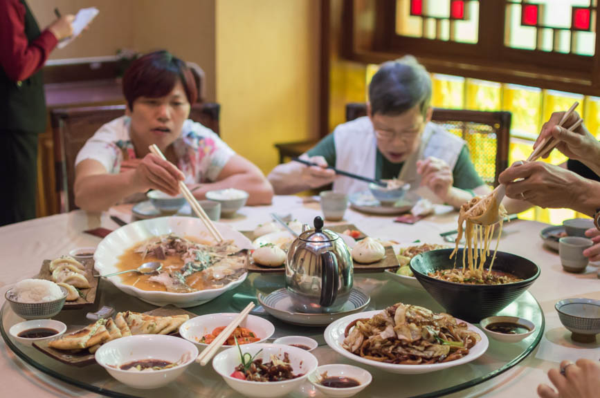 Chinese grandma shanghainese lunch