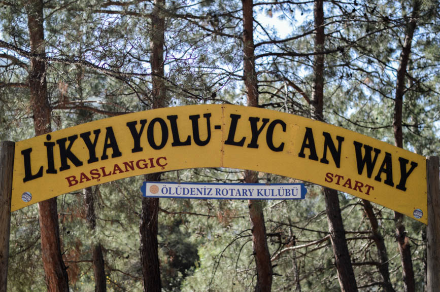 Lycian Way entrance