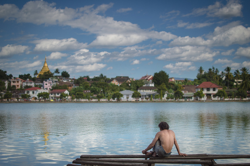 Myanmar golden stupa