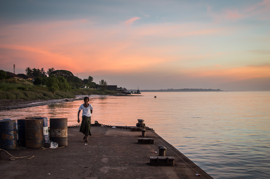 Myanmar mawlamyine sunset