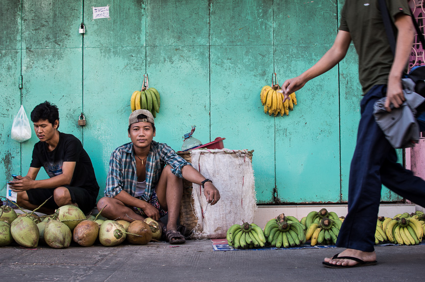 Myanmar turquoise banana