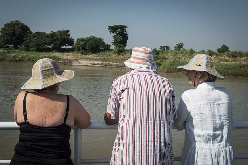 Myanmar white tourists