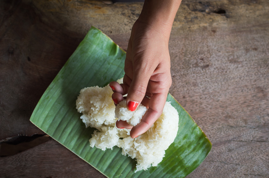 Sticky Rice Club- in hand
