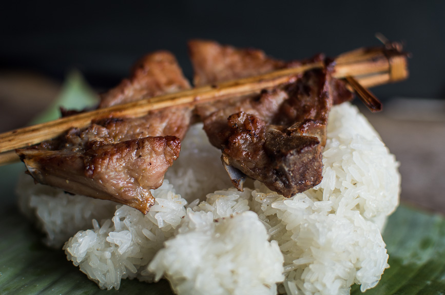 Sticky Rice Club- pork chops