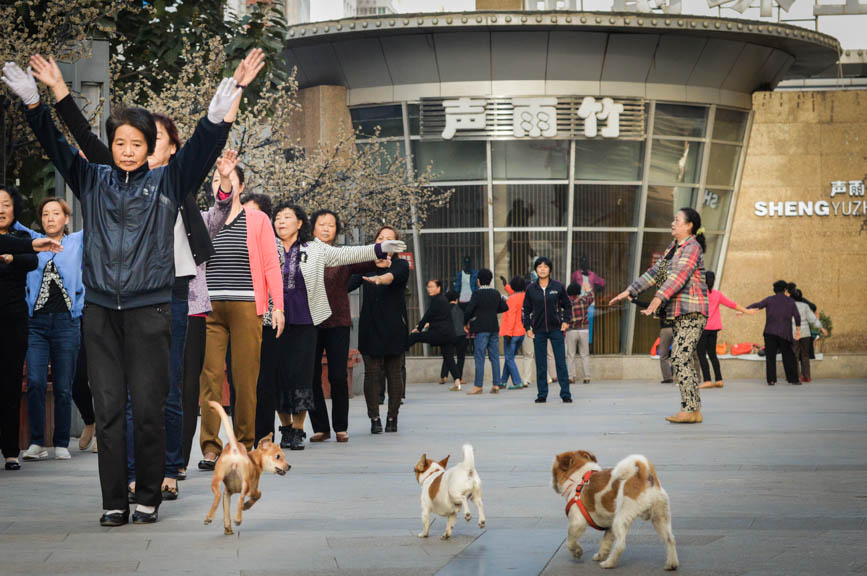 china flash mob