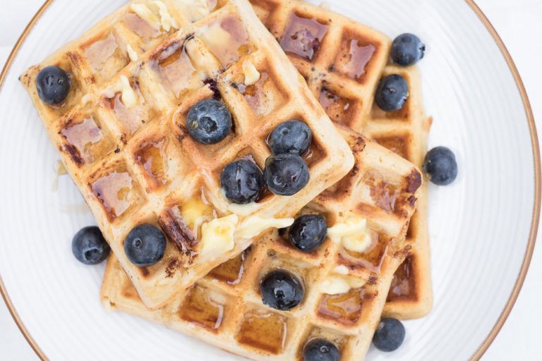 Blueberry Tsingtao B33R Waffles - A Recipe from The Funnelogy Channel
